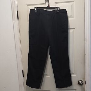 Dockers Charcoal Grey Dress Pants Classic Straight-Leg